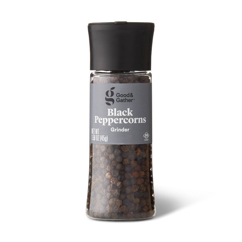 slide 1 of 3, Black Peppercorn Grinder - 1.58oz - Good & Gather™, 1.58 oz