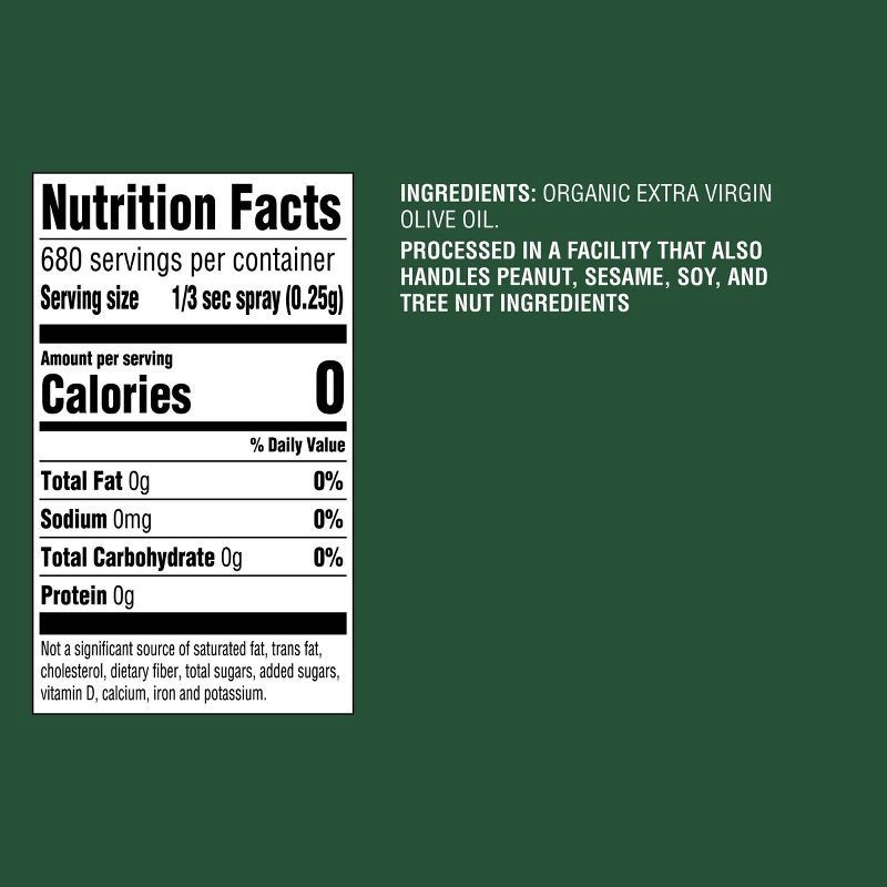 slide 4 of 4, Organic Extra Virgin Olive Oil Cooking Spray - 6oz - Good & Gather™, 6 oz