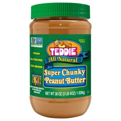 Teddie Natural Super Chunky Peanut Butter