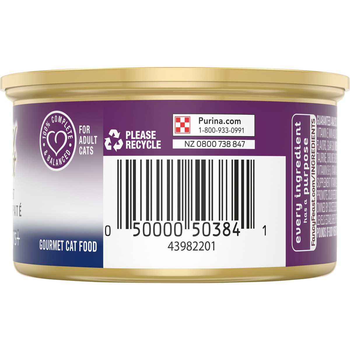 slide 9 of 15, Fancy Feast Purina Fancy Feast High Protein Senior Pate Wet Cat Food, Beef Feast Senior 7+, 3 oz