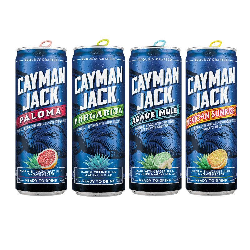 slide 2 of 16, Cayman Jack Cocktails Variety Pack - 12pk/12 fl oz Cans, 12 ct; 12 fl oz