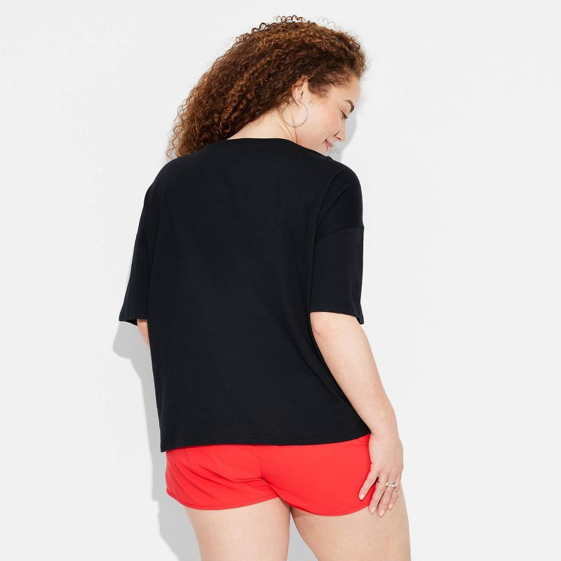 slide 16 of 18, Trio Imitation Rhodium with Glass Crystal Rhinestone Hoop Stud Earring Set 3pc - Wild Fable™ White Crystal: Sparkly Hoops, Nickel-Free Metal, 3 ct