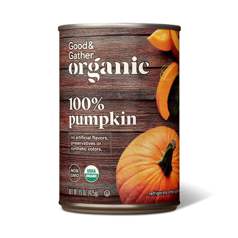 slide 1 of 3, Organic Pumpkin - 15oz - Good & Gather™, 15 oz