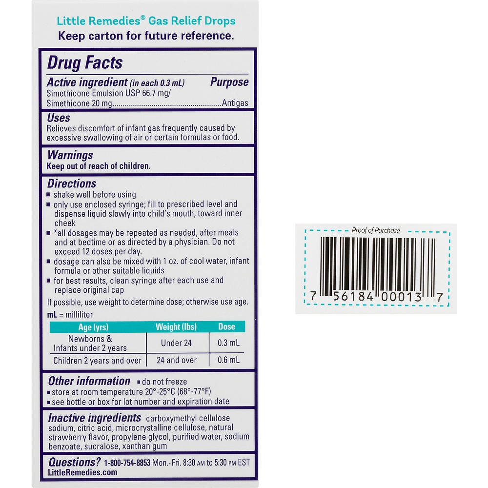 Little Remedies Gas Relief Drops for Babies 1 fl oz 1 fl oz Shipt