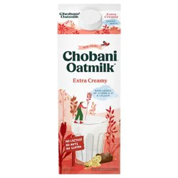 Chobani Extra Creamy Plant-Based Oatmilk - 52 fl oz