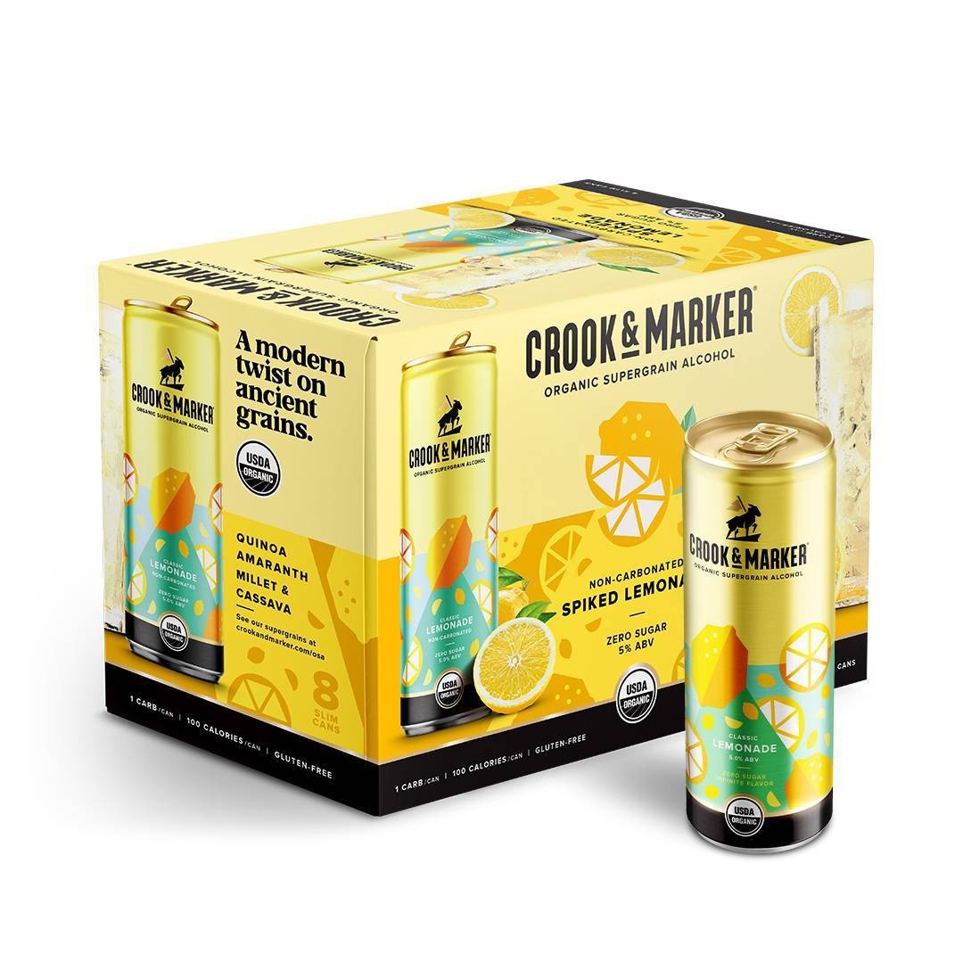 slide 1 of 4, Crook & Marker Spiked Lemonade - 8pk/11.5 fl oz Cans, 8 ct, 11.5 fl oz