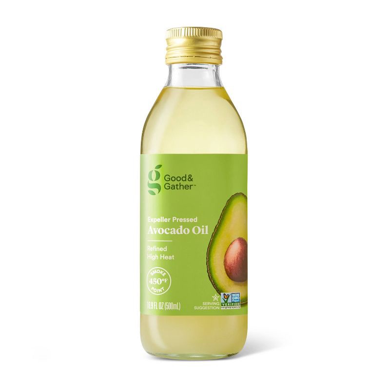 slide 1 of 4, Expellar Pressed Refined Avocado Oil - 16.9 fl oz - Good & Gather™, 16.9 fl oz