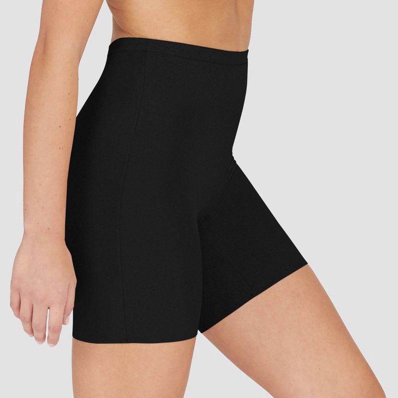slide 3 of 4, ASSETS by SPANX Women's Thintuition Shaping Mid-Thigh Slimmer - Black XL, 1 ct