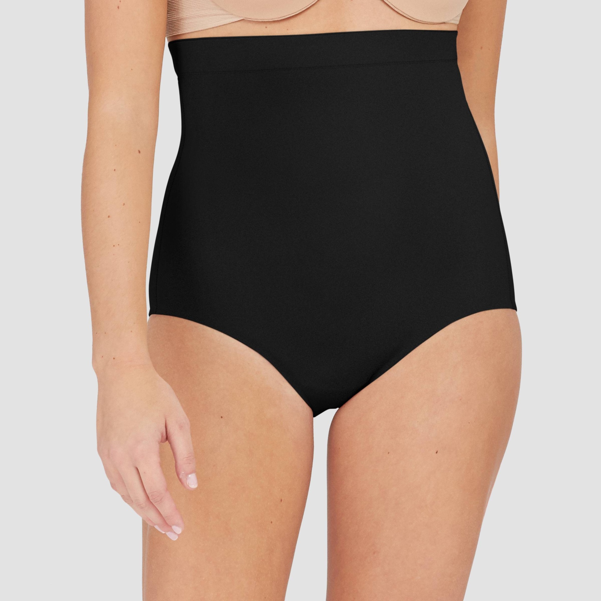 Assets by SPANX Women's Thintuition Shaping High Waist Brief - Black XL 1  ct