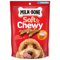 slide 13 of 19, Milk-Bone Soft and Chewy Dog Treats, Chicken Recipe With Chicken Breast, 5.6oz bag, 5.6 oz