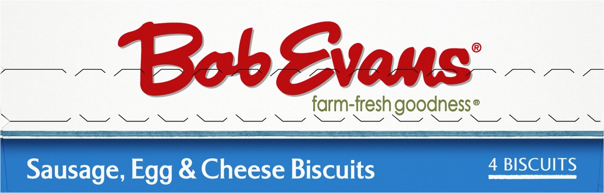 slide 4 of 9, Bob Evans Sausage, Egg & Cheese Biscuits, 18 oz