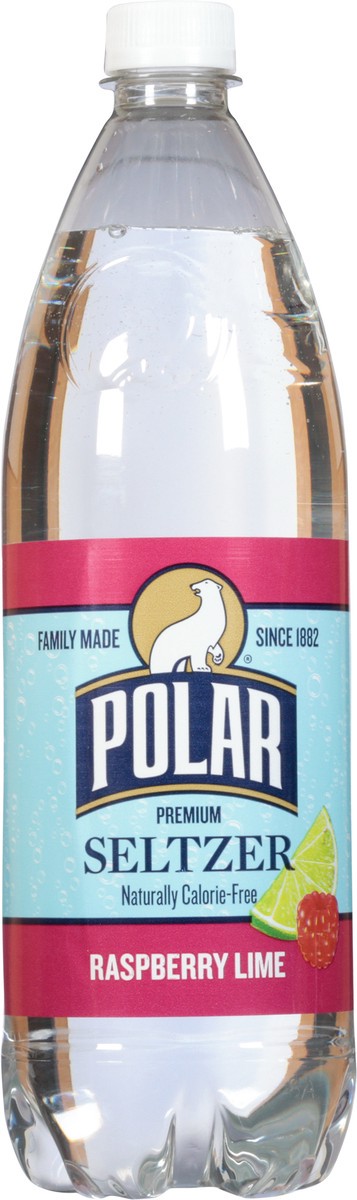 slide 8 of 9, Polar Premium Raspberry Lime Seltzer 33.8 fl oz, 33.8 fl oz