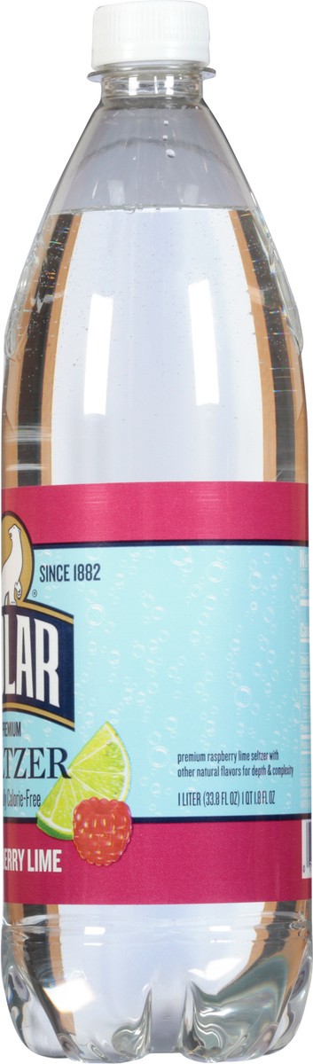 slide 4 of 9, Polar Premium Raspberry Lime Seltzer 33.8 fl oz, 33.8 fl oz