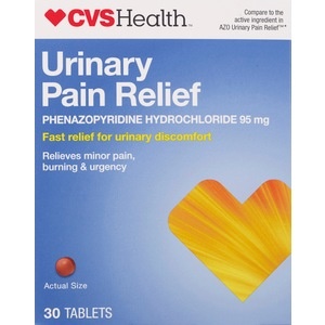 slide 1 of 1, CVS Health Urinary Pain Relief Tablets, 30 ct