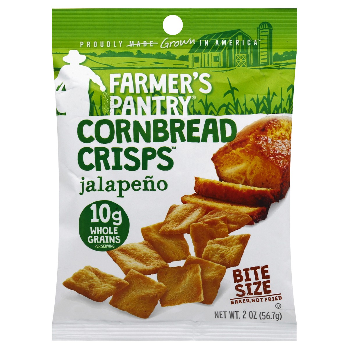 slide 2 of 4, Farmer's Pantry Cornbread Crisps 2 oz, 2 oz