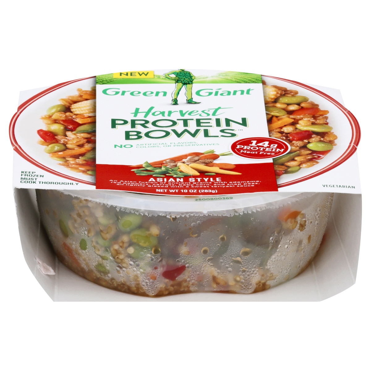 slide 1 of 8, Green Giant Frozen Harvest Protein Bowl Asian Style, 10 oz