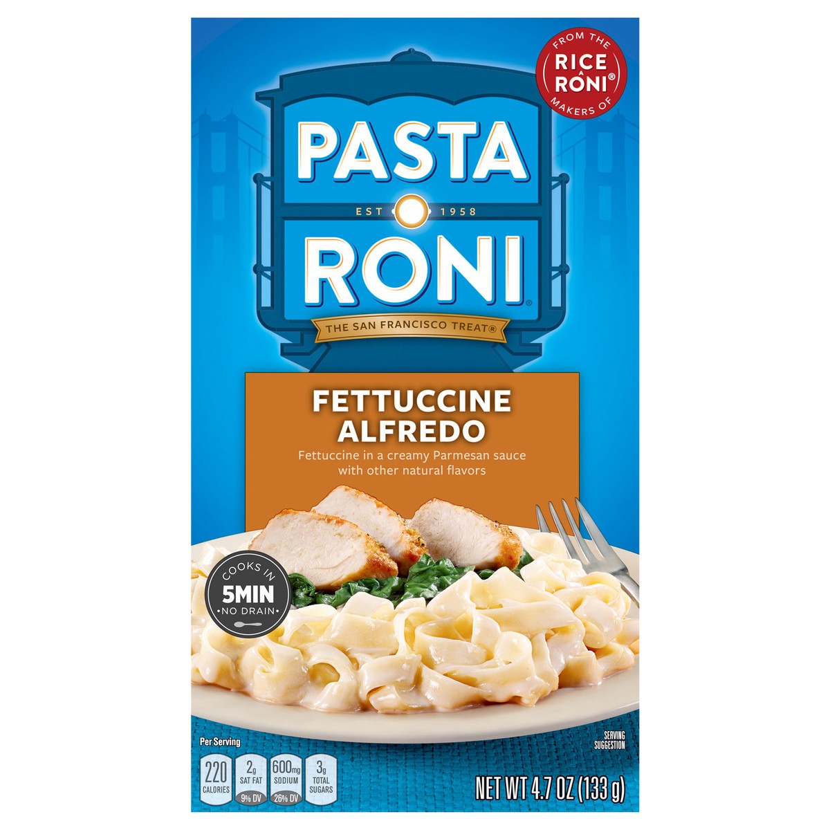 slide 1 of 6, Pasta Roni Fettuccine Alfredo 4.7 oz, 4.70 oz