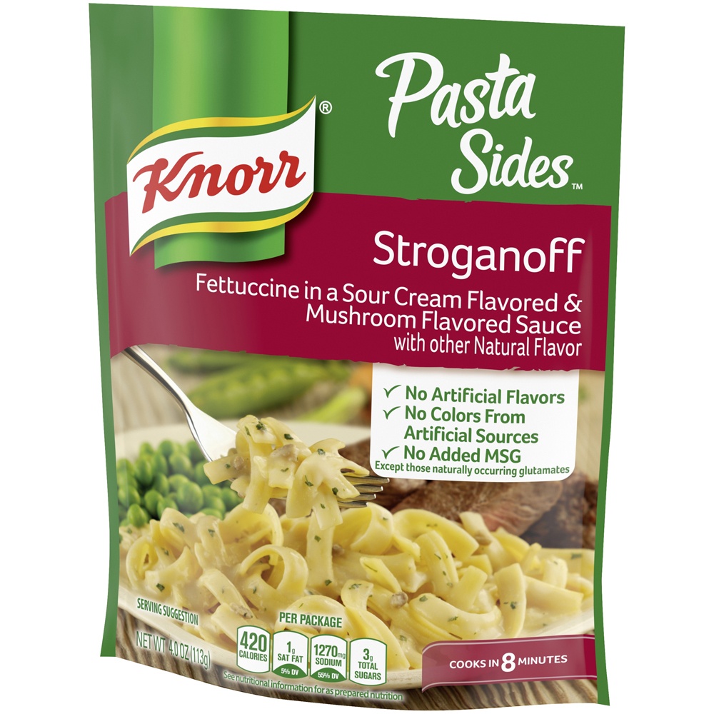 slide 3 of 5, Knorr Stroganoff Pasta Side, 4 oz