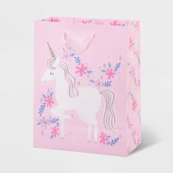 Medium Unicorn Birthday Gift Bag Pink - Spritz™