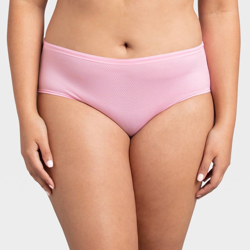 Fruit of the Loom Women's 6pk Breathable Micro-Mesh Low-Rise Briefs -  Colors May Vary 7 6 ct