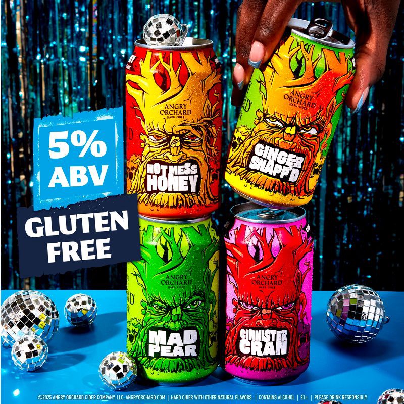 slide 6 of 9, Angry Orchard Hard Cider Seasonal Variety Pack - 12pk/12 fl oz Cans, 12 ct; 12 fl oz