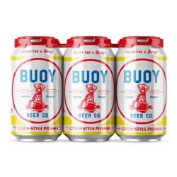 Buoy Beer Co Buoy Czech-Style Pilsner Beer - 6pk/12 fl oz Cans