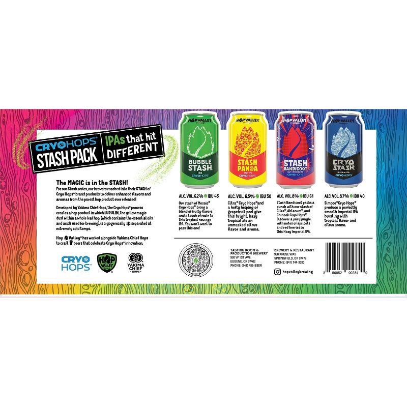 slide 9 of 9, Hop Valley Brewing Co. Hop Valley Brewing IPA Variety Pack - 12pk/12 fl oz Cans, 12 ct; 12 fl oz
