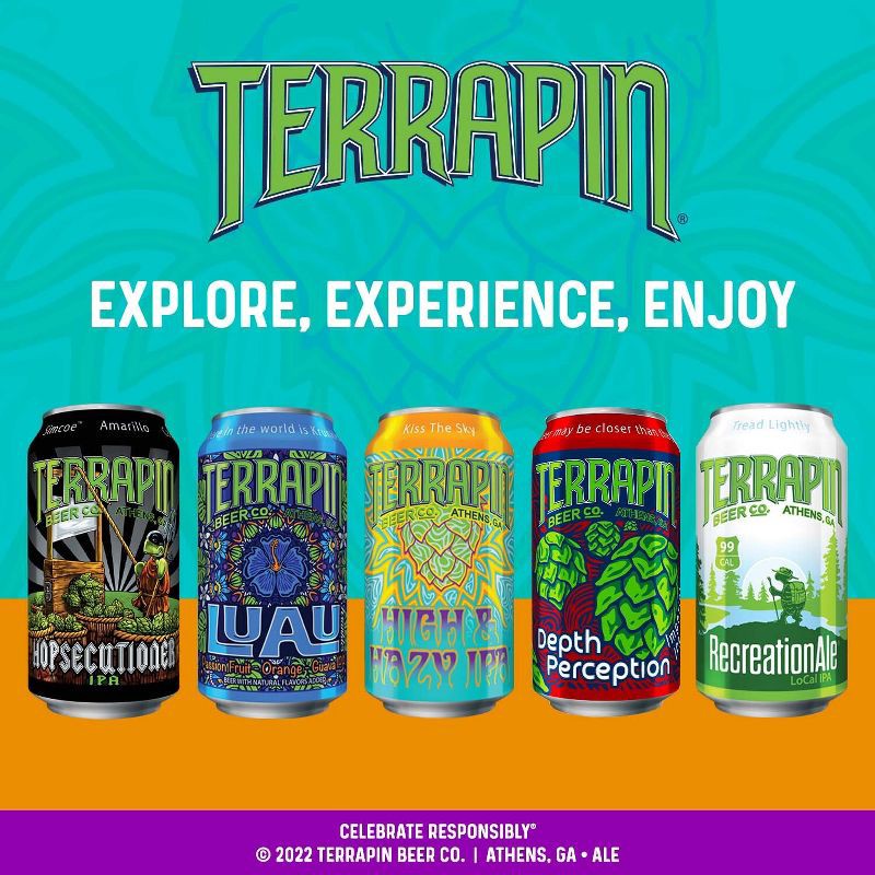 slide 6 of 9, Terrapin Beer Co. Terrapin High & Hazy IPA Beer - 6pk/12 fl oz Cans, 6 ct; 12 fl oz