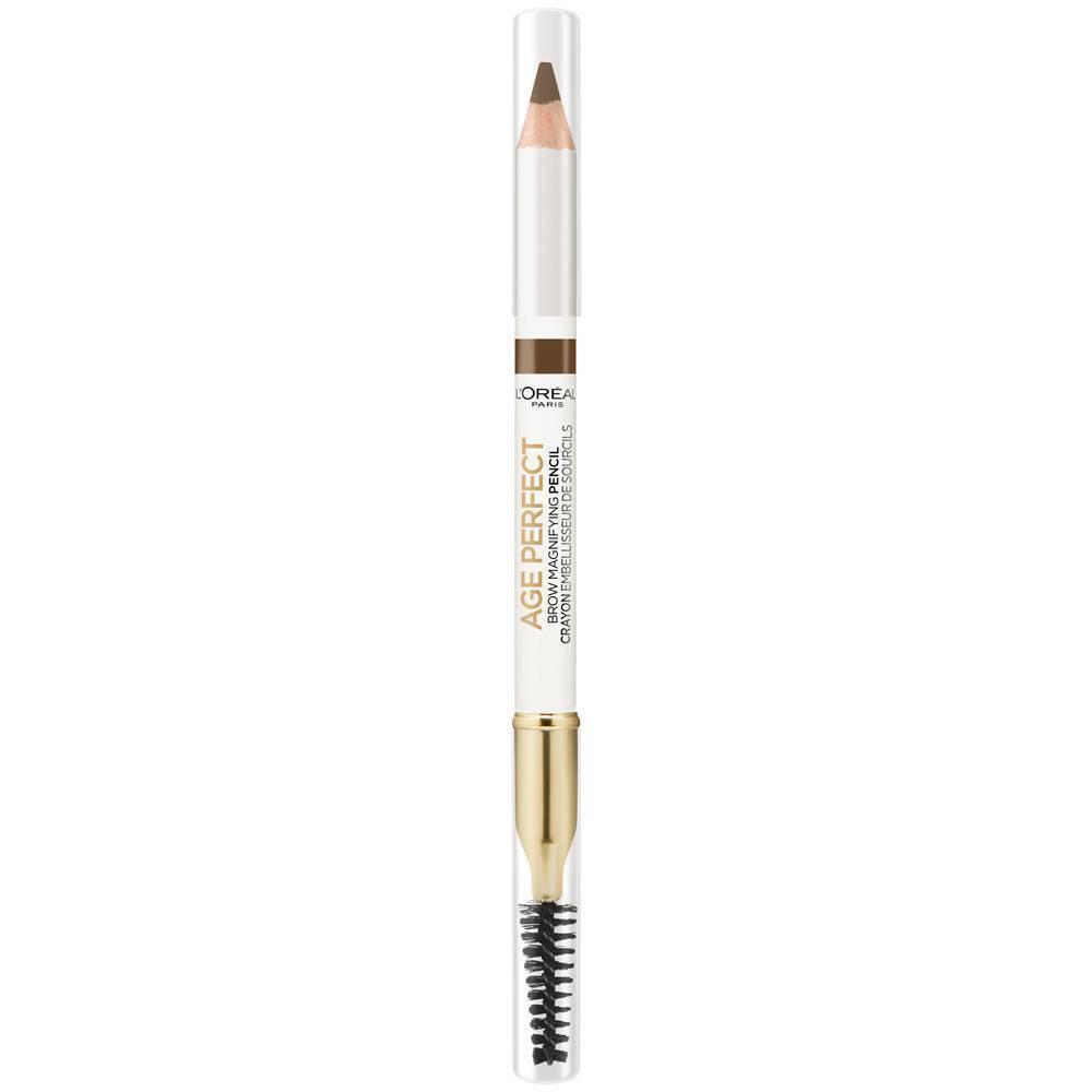 slide 5 of 6, L'Oreal Paris Age Perfect Brow Magnifying Pencil with Vitamin E Soft Brown - 0.02oz, 0.02 oz