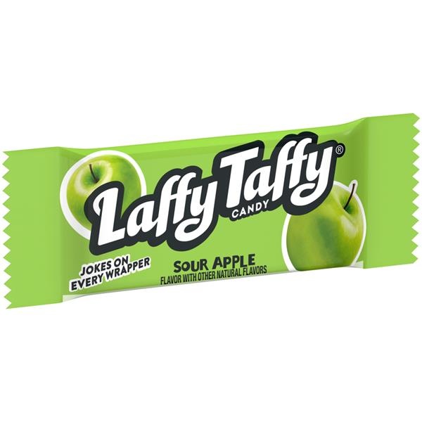 slide 1 of 1, Laffy Taffy Sour Apple Mini Candy, 1 ct