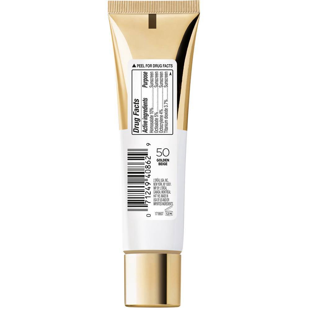 slide 5 of 7, L'Oreal Paris Age Perfect Radiant Serum Foundation with SPF 50 - 50 Golden Beige - 1 fl oz, 1 fl oz