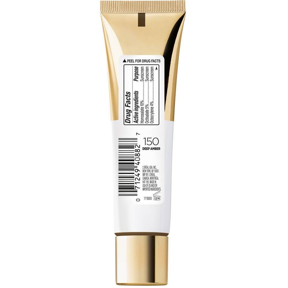 slide 2 of 7, L'Oreal Paris Age Perfect Radiant Serum Foundation with SPF 50 - 150 Deep Amber - 1 fl oz, 1 fl oz