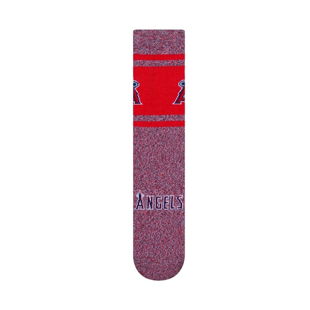 slide 3 of 3, MLB Los Angeles Angels Varsity Crew Socks, 1 ct