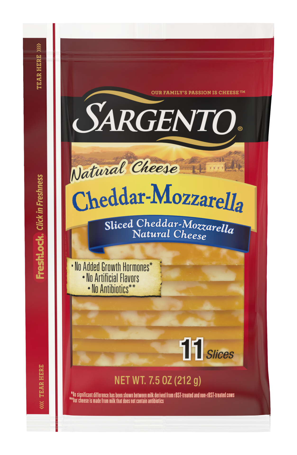 slide 1 of 4, Sargento Cheddar-Mozzarella Deli Style Cheese, 7.5 oz