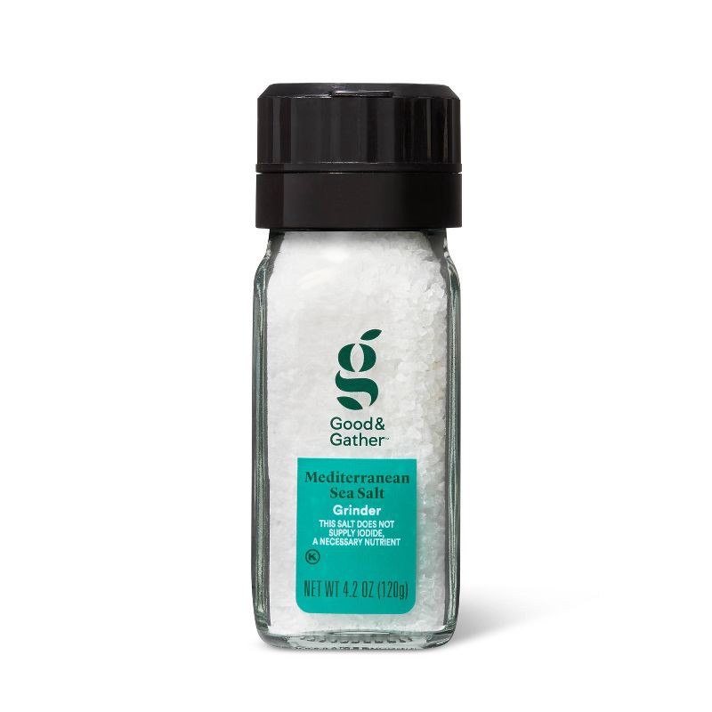 slide 1 of 3, Mediterranean Sea Salt Grinder - 4.2oz - Good & Gather™, 4.2 oz