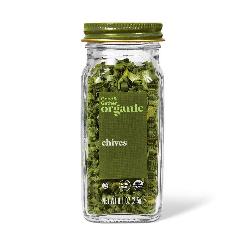 slide 1 of 3, Organic Chives - 0.1oz - Good & Gather™, 0.1 oz