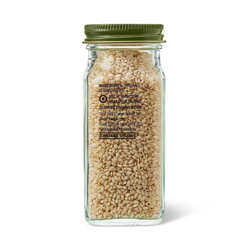 slide 3 of 3, Organic Sesame Seeds - 2.1oz - Good & Gather™, 2.1 oz