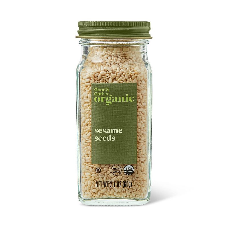 slide 1 of 3, Organic Sesame Seeds - 2.1oz - Good & Gather™, 2.1 oz