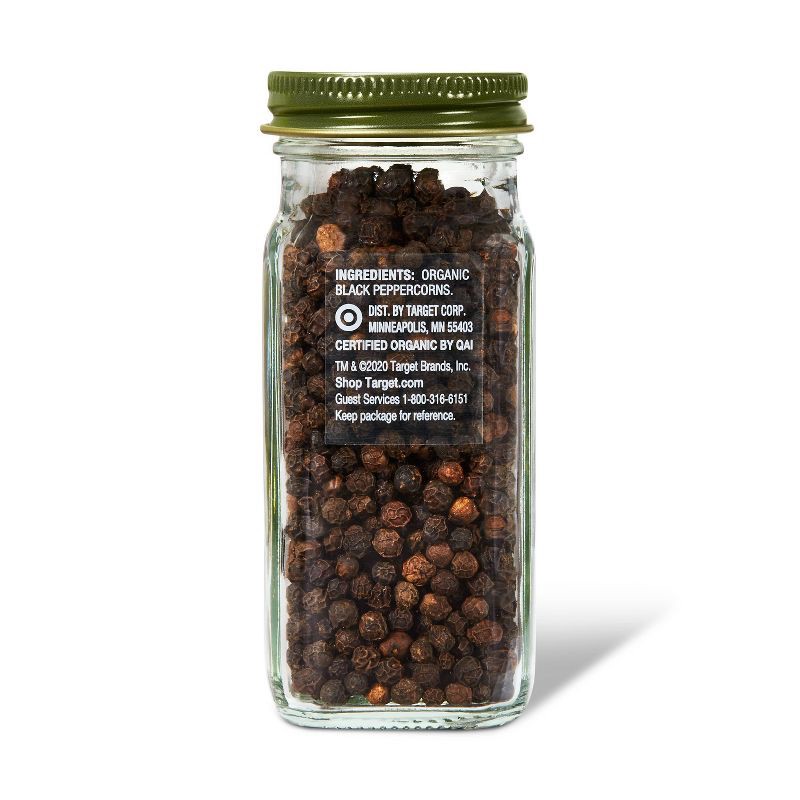 slide 2 of 3, Organic Black Peppercorn - 1.8oz - Good & Gather™, 1.8 oz