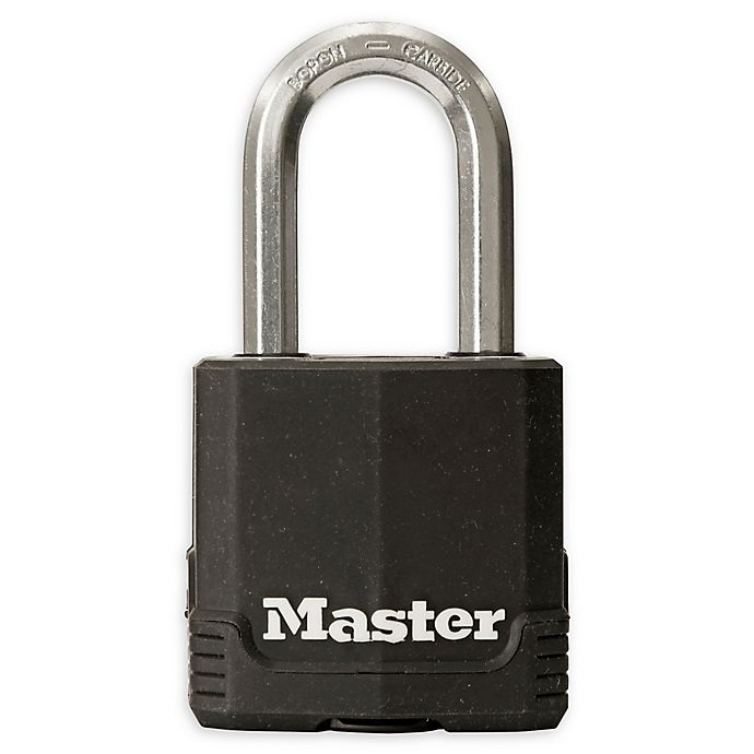 slide 1 of 1, Master Lock Magnum Laminated Keyed Padlock - Steel, 1.88 in