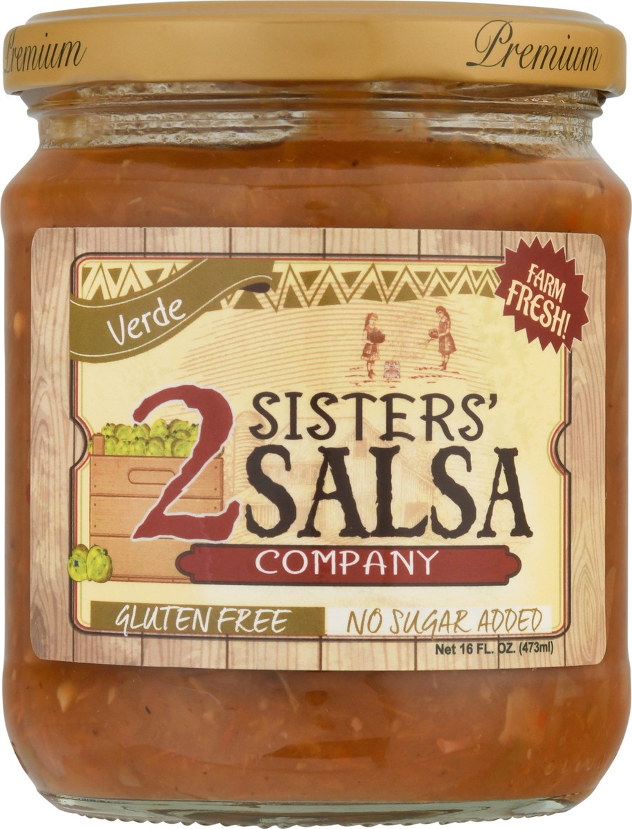 slide 9 of 11, 2 Sisters' Salsa Premium Verde Salsa 16 fl oz, 16 fl oz