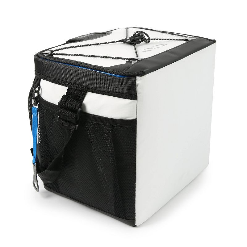 slide 4 of 17, Titan by Arctic Zone Deep Freeze Zipperless Hardbody 20qt Cooler - White, 1 ct