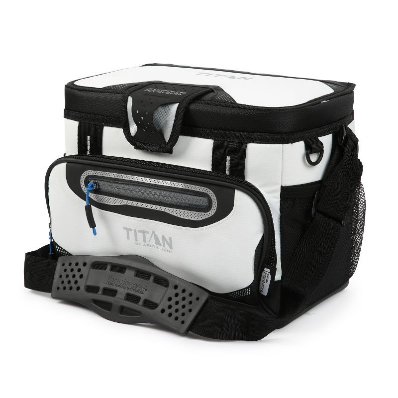 slide 1 of 17, Titan by Arctic Zone Deep Freeze Zipperless Hardbody 8qt Cooler - White, 1 ct