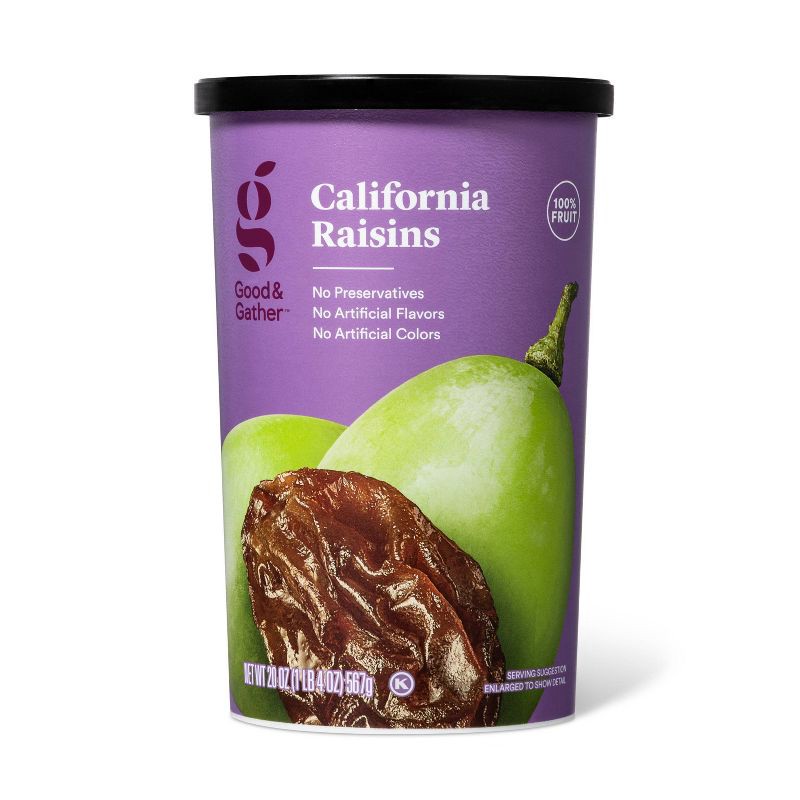 slide 1 of 3, California Raisins - 20oz - Good & Gather™, 20 oz