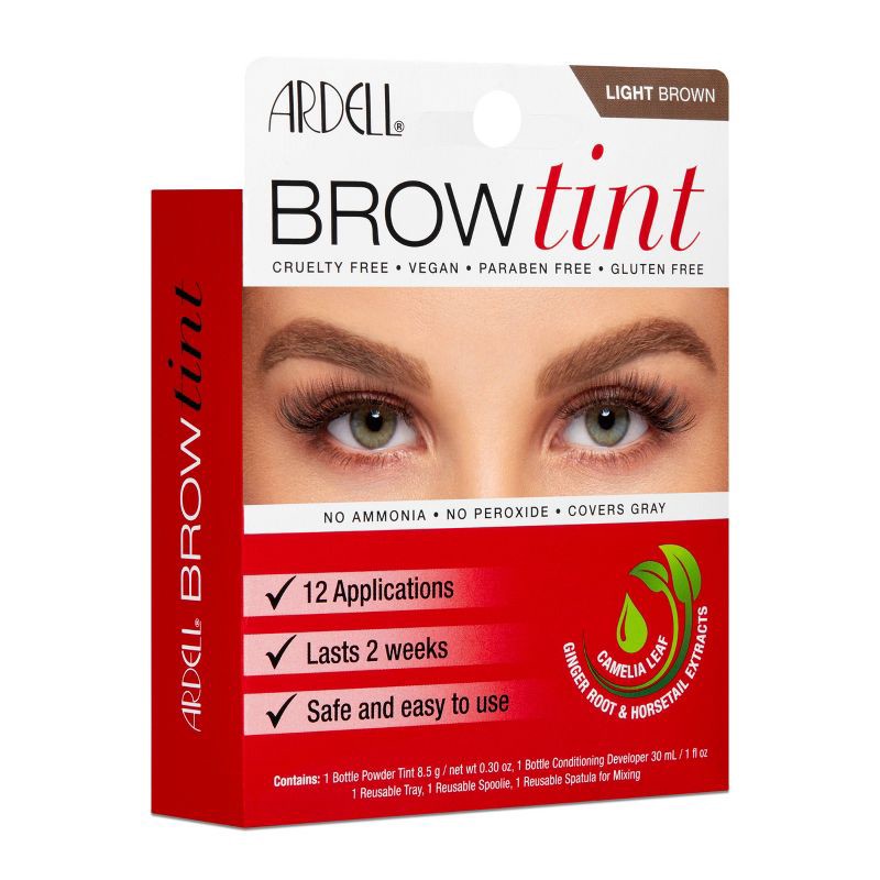 slide 2 of 5, Ardell Brow Tint - Light Brown - 12ct, 12 ct