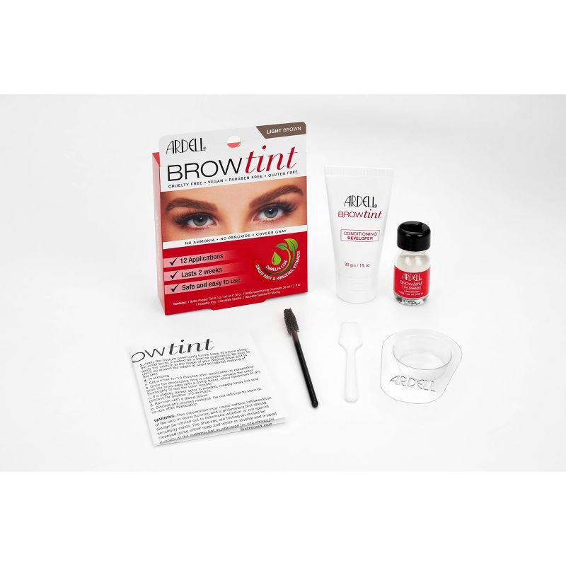 slide 3 of 5, Ardell Brow Tint - Light Brown - 12ct, 12 ct