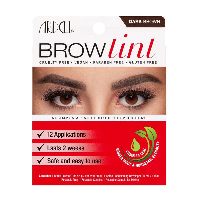 slide 1 of 5, Ardell Brow Tint Kit - Dark Brown, 1 ct