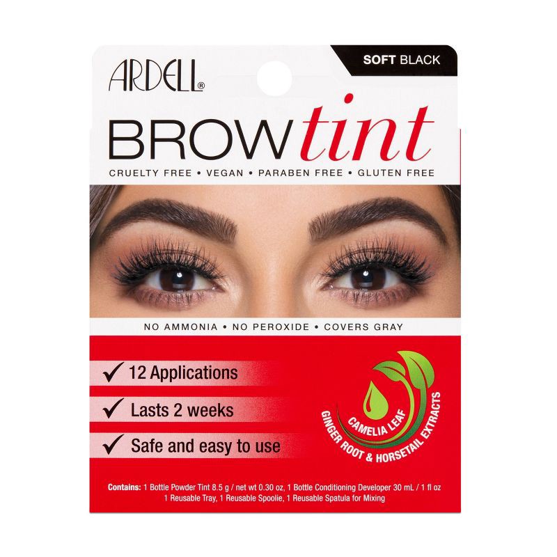 slide 3 of 5, Ardell Brow Tint - Soft Black - 12ct, 12 ct