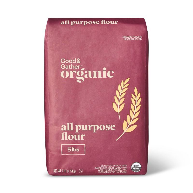 slide 1 of 5, Organic Flour - 5LB - Good & Gather™, 5 lb