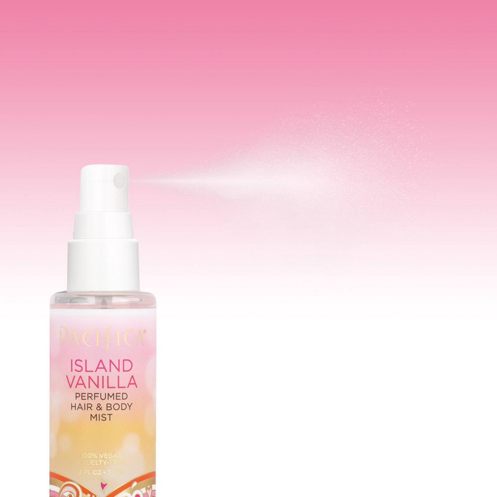 slide 3 of 5, Women's Island Vanilla by Pacifica Mini Perfumed Hair & Body Spray - 2 fl oz, 2 fl oz